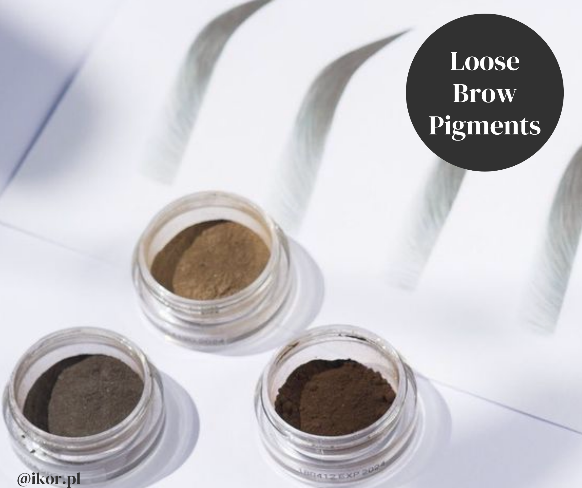 100% Pure Loose Mineral Brow Pigments