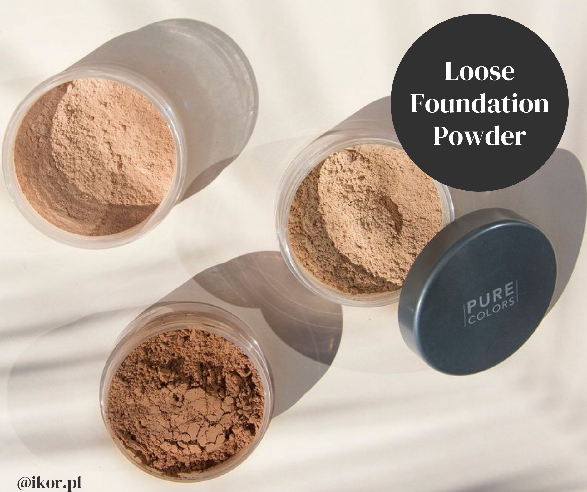 Buy 2, 3rd is 50% Off Loose Foundation Powders